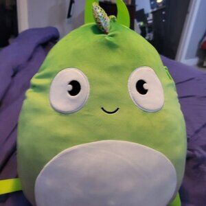 Squishmallow Backpack 12 Inch Squishy Soft Plush Animal Denton The Chameleon